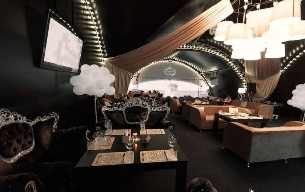 Natklub telt strukturer